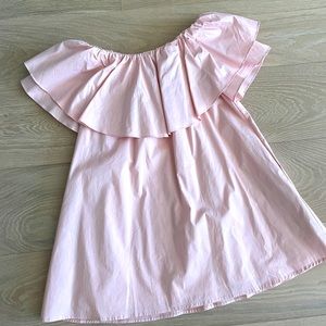 Adorable light pink off the shoulder dress, size small.